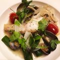 嫁ピース's cooksnap of when they made 鱈のアクアパッツァ.