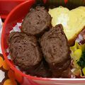 yupokorin's cooksnap of when they made ちょっとひと手間、牛こまロール.