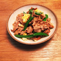 fumi0110's cooksnap of when they made 簡単時短!スナップえんどうの中華風卵炒め.