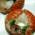 ベリーハウス's cooksnap of when they made 簡単！カラフル！寿司ドーナツ.