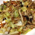 rikuo2101's cooksnap of when they made ひき肉と野菜の味噌バタ—炒め♪.