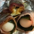 あいべりー's cooksnap of when they made ビール多めに～うずら海苔しそベーコン.