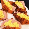 ラムセス３世's cooksnap of when they made クロワッサンサンドイッチ☆ランチにも♪.