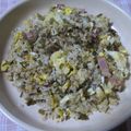 ゆみにゃむ's cooksnap of when they made 高菜とベーコンの炒飯.