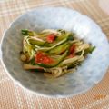みんみ717's cooksnap of when they made あっさり1品♪エノキとキュウリの梅和え.