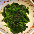ボブナナ's cooksnap of when they made 簡単！ほうれん草の胡麻和え.