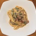 Homa68's cooksnap of when they made ☆簡単濃厚☆本格カルボナーラ!.