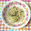 チェックのミニくま's cooksnap of when they made もやしと塩昆布のバター和え.