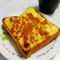 オレンジしょこら's cooksnap of when they made シナモンふりふり♪カスタードトースト.