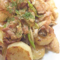 sonop's cooksnap of when they made 長いもの肉炒め✿.