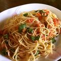 ☆こまっと☆'s cooksnap of when they made トマトとバジルの冷製パスタ☆生ハムのせ.