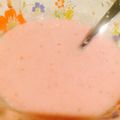 MOKA★☆'s cooksnap of when they made ★離乳食★【初期】いちごミルク★.