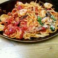 kimican731's cooksnap of when they made オイルサーディンとトマトのペペロンチーノ.