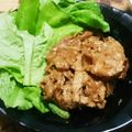 ЯÅ∫'s cooksnap of when they made 簡単な味噌風味なサンチュ巻き豚肉.