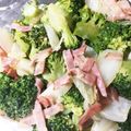 スティッチ、's cooksnap of when they made 新ジャガとブロッコリーの♪ガリマヨ炒め♥.