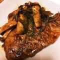 kyoko3824's cooksnap of when they made バルサミコ醤油のトンテキ☆豚肉ステーキ.