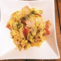 ミトン母ちゃん's cooksnap of when they made 簡単5分朝ご飯♪たまご＆トマトの炒め物.