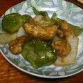 すがまっち's cooksnap of when they made 鶏玉ねぎピーマンのオイスター炒め.