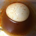 ma___111's cooksnap of when they made 煮たまご★キムチ味.