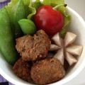 kinako10's cooksnap of when they made 簡単キャラ弁♪ﾌﾟﾁﾄﾏﾄで可愛いリンゴ.