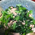 クックヤマジュン's cooksnap of when they made 小松菜ツナの塩コンブ和え.