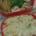 さぁ★たぁ★'s cooksnap of when they made 人参と油揚げの炊き込みご飯.