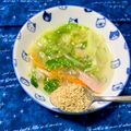 ふたごゆき's cooksnap of when they made スープに擦り胡麻～♪♪.