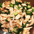 Khara10's cooksnap of when they made オクラとささみのヘルシー梅サラダ.