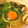 ThuVan's cooksnap of when they made 余ったそうめんで☆簡単お月見にゅうめん.