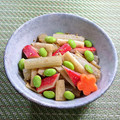 カルン's cooksnap of when they made 干ぴょうと蕗とかにかまの酢の物.