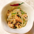 yesmama's cooksnap of when they made さば缶と白滝の酢の物.