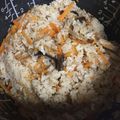 ankoco's cooksnap of when they made 乾しいたけの旨みたっぷり☆炊き込みご飯.