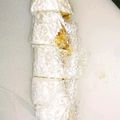 ｽｶｲﾌｨｯｼｭ☆'s cooksnap of when they made ラップで簡単！手づかみおにぎり離乳食♩.