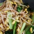 ふぁんたにゃん's cooksnap of when they made 豆もやしと小松菜の彩りナムル♪お弁当にも.