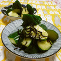 赤い電話's cooksnap of when they made 簡単きゅうりと塩こんぶ.