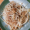 永三子's cooksnap of when they made シャキシャキ★もやしとれんこん炒め.