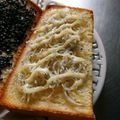 ma04tsu's cooksnap of when they made しらすトースト♥.