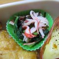 daikanon's cooksnap of when they made お弁当に♡小松菜とカニカマの塩昆布和え.