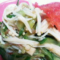 キャラメグ♪'s cooksnap of when they made あっさり1品♪エノキとキュウリの梅和え.