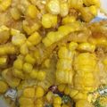 キャップとラム's cooksnap of when they made とうもろこしの天ぷら.