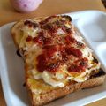 okazakana's cooksnap of when they made ウインナー×新玉葱のトースト　レモン風味.