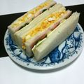 碧きりん's cooksnap of when they made お弁当に〜たまハムきゅうのサンドイッチ.