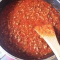 yumiぴょん's cooksnap of when they made 我が家のミートソースの作り方★.