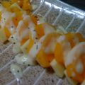 にゃのめ's cooksnap of when they made 柿とチーズのサラダ.