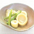 ｅｋ４'s cooksnap of when they made 淡竹（ハチク）とインゲンと油揚げの煮物.