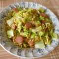 みんみ717's cooksnap of when they made キャベツとウィンナー炒め.