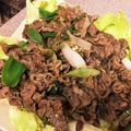 カルチョーフィ's cooksnap of when they made 羊肉としし唐のクミン炒め.