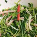 Fab's cooksnap of when they made 豆苗とカニカマのレンチンナムル.