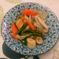 NAOばあさん's cooksnap of when they made 万願寺とうがらしと舞茸・竹輪の煮物♪.