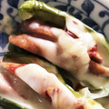 奏太mama♡'s cooksnap of when they made ピーマンとソーセージのチーズ焼き.